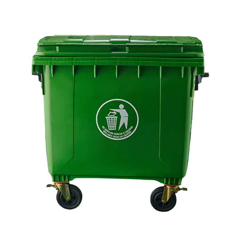 1100l plastic dustbin