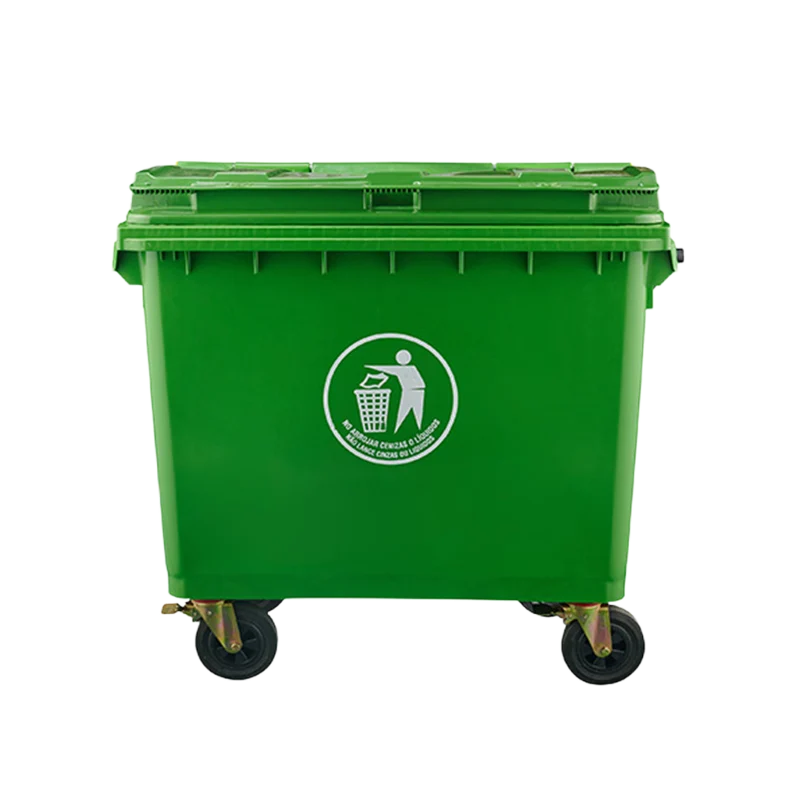 660l plastic dustbin