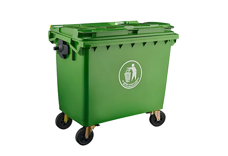 660L EN-840 plastic waste bin