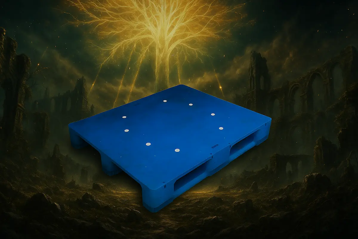 1200x1000 heavy duty plastic pallet